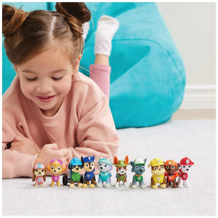 Paw Patrol, 10th Anniversary, All Paws On Deck Toy Figures Gift Pack with 10 Collectible Action Figures, Kids' Toys for Ages 3 and up