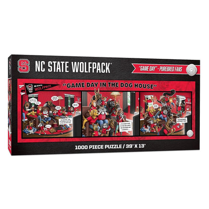 YouTheFan NCAA NC State Wolfpack Día de partido en La Casa del Perro - Rompecabezas de 1000 piezas