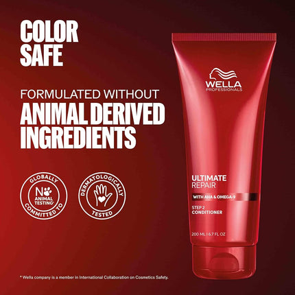 Wella Professionals ULTIMATE REPAIR, Luxury Hair Care Regimen, Intense Repair and Nourishment, Suitable for All Hair Types, Deep Nourishing Conditioner for Damaged Hair, 500ml