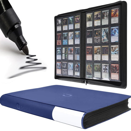 Premium Card Binder 16 Pocket - Fits 1600 Cards，4X