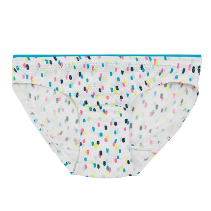Fruit of The Loom Bragas transpirables de bikini para niña – Paquete de 6 – Surtido, 6
