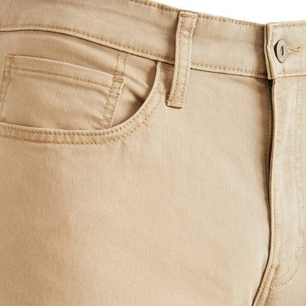Dockers Pantalones casuales de corte de jean clásico para hombre, talla grande, color caqui británico nuevo, 50W x 32L