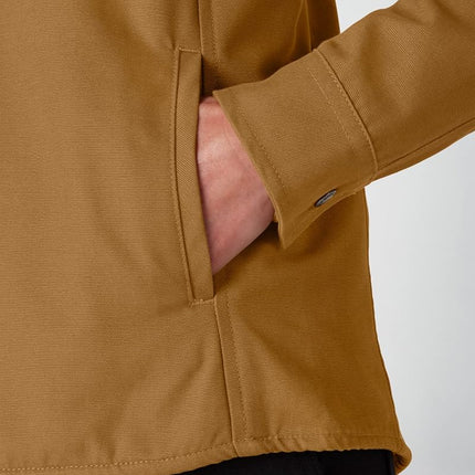 Chaqueta camisera con capucha Dickies de pato para mujer, pato marrón, pequeña