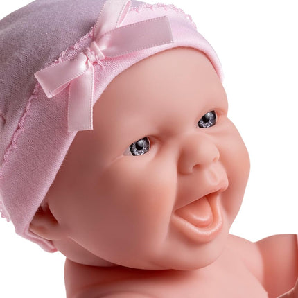 JC Toys 18332 La Newborn, Coffret Bébé Poupée, Table à Langer Rose, 33 cm