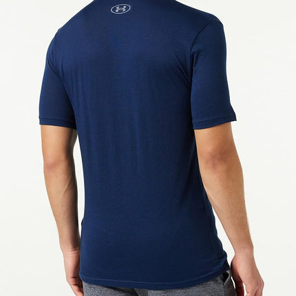 Camiseta de manga corta Under Armour Boxed Sportstyle para hombre, Academy Blue (408)/Red, XXXG Alto