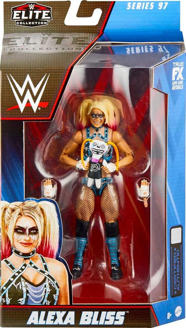 Mattel WWE Elite Collection Action Figure & Accessories, Series #97 Alexa Bliss 6-inch Collectible with 25 Articulation Points & Swappable Hands
