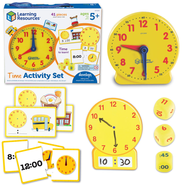 Learning Resources Time Activity Set, Ages 5–7, Te