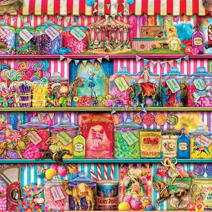 Buffalo Games - Aimee Stewart - Sweet Shoppe - Rompecabezas de 1000 Piezas para Adultos, Desafiante y Perfecto para Noches de Juegos - El Tamaño del Rompecabezas Terminado es de 26.75 x 19.75
