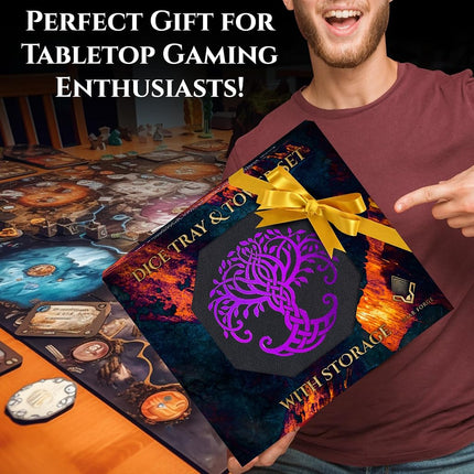 Soar Forge All-in-One Game Roamer - Dice Tray & Tower for DND and RPG