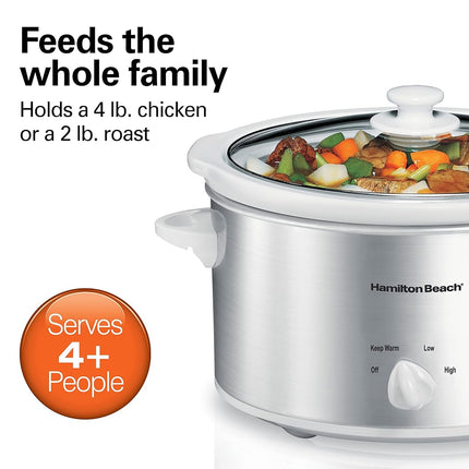 4 Quart Oval Slow Cooker