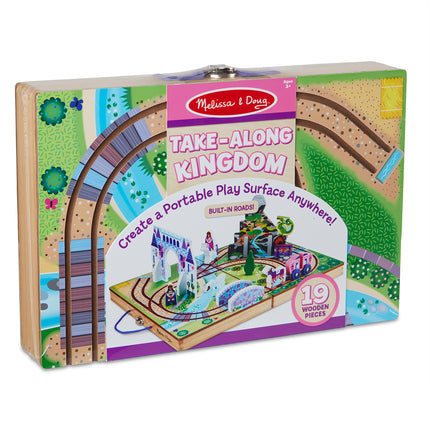 Melissa & Doug Wooden Take-Along Tabletop Kingdom