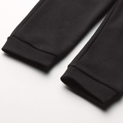 The Children's Place Pantalon de jogging en molleton pour bébé garçon, Noir, 4T