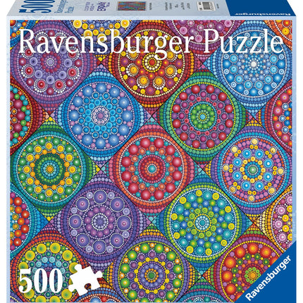 Ravensburger Color Your World Series: Magnificent Mandalas 500 Piece Jigsaw Puzzle for Adults - 80694 - Handcrafted Tooling, Made in Germany, Every Piece Fits Together Perfectly