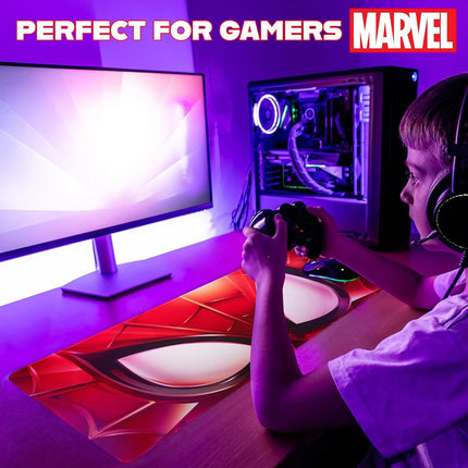 Marvel 2529 XL Under Desk Mouse Pad 80 x 36 cm Avengers Spiderman Groot Office Accessory (Spiderman Red)