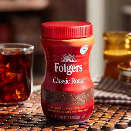 Folgers Classic Roast Instant Coffee, 237 ml
