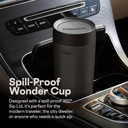 Corkcicle Commuter Cup - Insulated Stainless Steel Travel Mug - Holiday Mug Gift - 17 oz - Desert