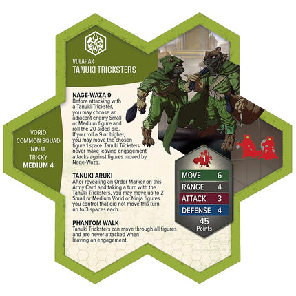 Renegade Game Studios | Heroscape BT Molten Crustaceans & Tanuki Trickster | Miniature Game Army Expansion | 5 Unpainted Figures, Dual Squad Play & Lava Terrain | 2–4 Players | 60–120 Minutes