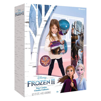 Hedstrom Disney Frozen 2 Bop Bag Inflatable Punching Bag & Gloves Set (56-85341), 36 Inch