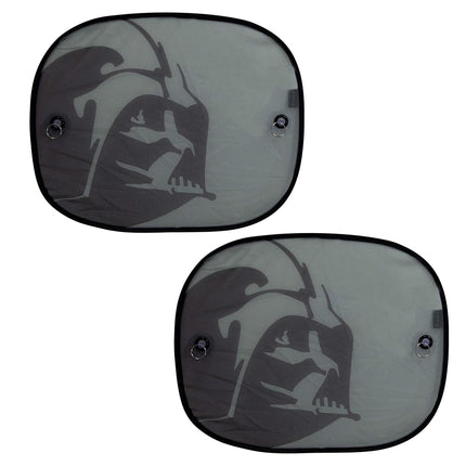 Plasticolor 003746R01 Star Wars Darth Vader 2-Piece Magic Car Truck SUV Spring Side Window Sunshade, 14"x17.5"