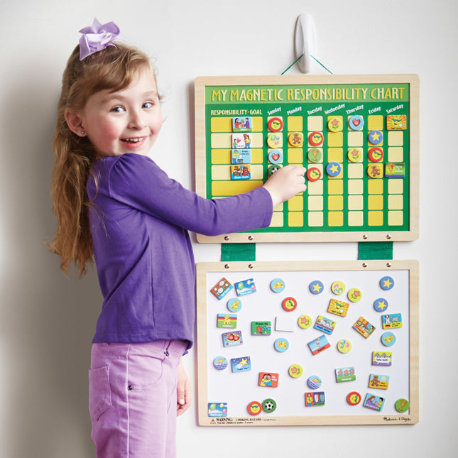 Melissa & Doug Flair Magnetic Responsibility Chart, Multicolor, 3789