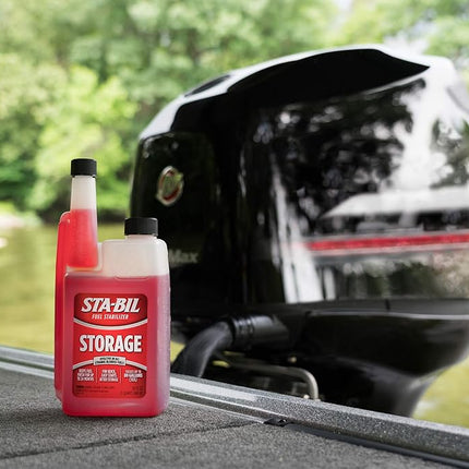 STA-BIL Storage Fuel Stabilizer | Keeps Fuel Fresh for 24 Months, Prevents Corrosion, Gasoline Treatment Additive that Protects System, Gas Stabilizer for Storage, 32 oz. (6 Pack)