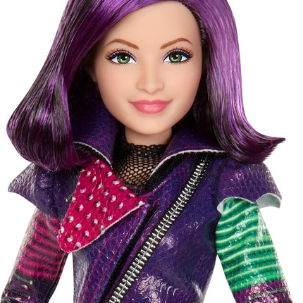 Mattel Descendants Mal Isle of the Lost Tenth Anniversary Fashion Doll with Removable Outfit, Accessory & Bendable Joints, Inspired by the Movies, JFG74, 11 in