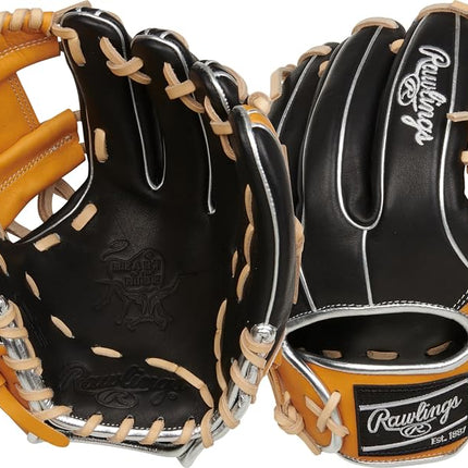 Gant de baseball Rawlings Heart of The Hide R2G 11,5" Pro I-Web pour droitier - Noir/Havane