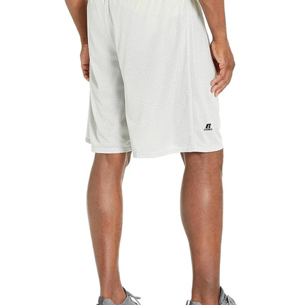 Russell Athletic Men's 9 Inch Mesh Short Grey/Silver