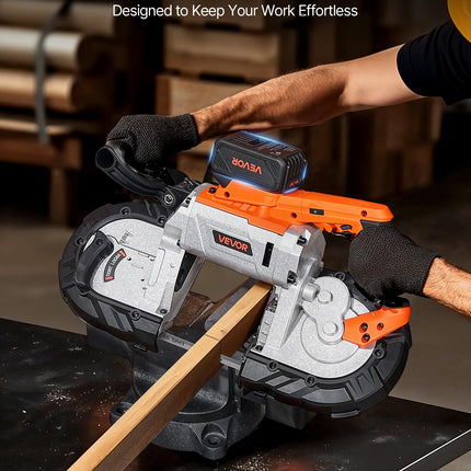 VEVOR 20V MAX, Portable Battery and Charger Combo, AC 110V, 4.0 Ah Lithium-Ion Battery Pack, 4000 mAh Large Capacity, Extended Runtime, Compatible with Series Tools, for Replacement and Fast Charging