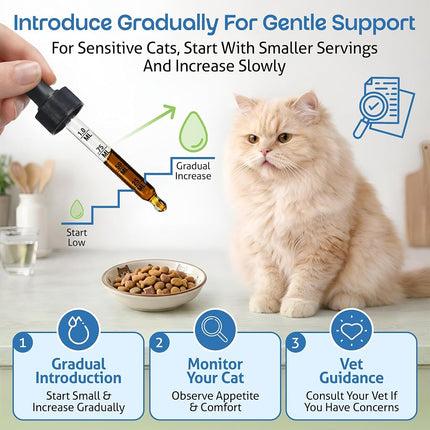 Pet Wellbeing - Kidney Support Gold for Cats - Natural Support for Feline Kidney Health - 2oz (59ml)