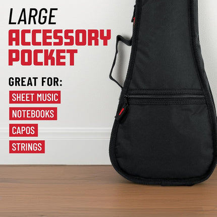 Gator Padded Gig Bag for Soprano and Concert Ukuleles