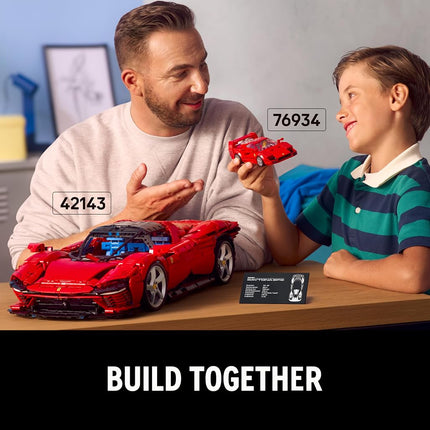 LEGO® Speed Champions Ferrari F40 Supercar 76934 Buildable Vehicle, Toy Model Car Playset with Driver Minifigure, Collectible Building Set for Kids, Toy for Boys and Girls