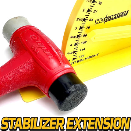 Interruptor HD - Actualización OEM - con brazo rígido y base extendida para facilitar el uso - Medidor de nivelación de plataforma de cortacésped Reemplaza John Deere AM130907 MTD 490-900-0041 Cub Cadet 490-900-0041 Stens 750-442