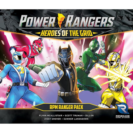 Renegade Game Studios Power Rangers Heroes of The Grid RPM Ranger Pack Card Game