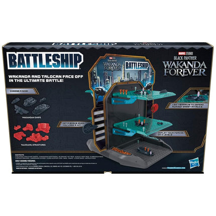 Battleship: Marvel Studios' Black Panther Wakanda Forever Edition, 3D Strategy Game for Ages 7+, 2-Player Board Game