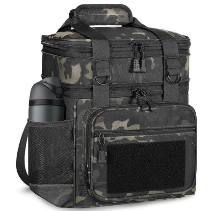 Double Deck Insulated Lunch Box, Expandable Large 