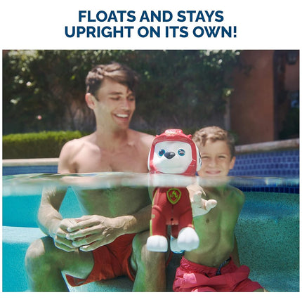 SwimWays Paw Patrol Floatin' Figures, Swimming Pool Accessories & Kids Pool Toys, Paw Patrol Party Supplies & Water Toys for Kids Aged 3 & Up, Chase & Marshall 2-Pack