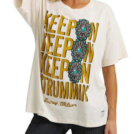 Wrangler Lainey Wilson Keep On Keep On Tee Shirt, 