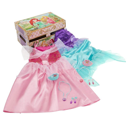 Disney Princess Ariel & Aurora Dress up Trunk Pretend Play Toys