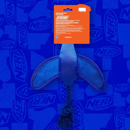 Nerf Dog Large Nylon Launching Duck/Blue/Green