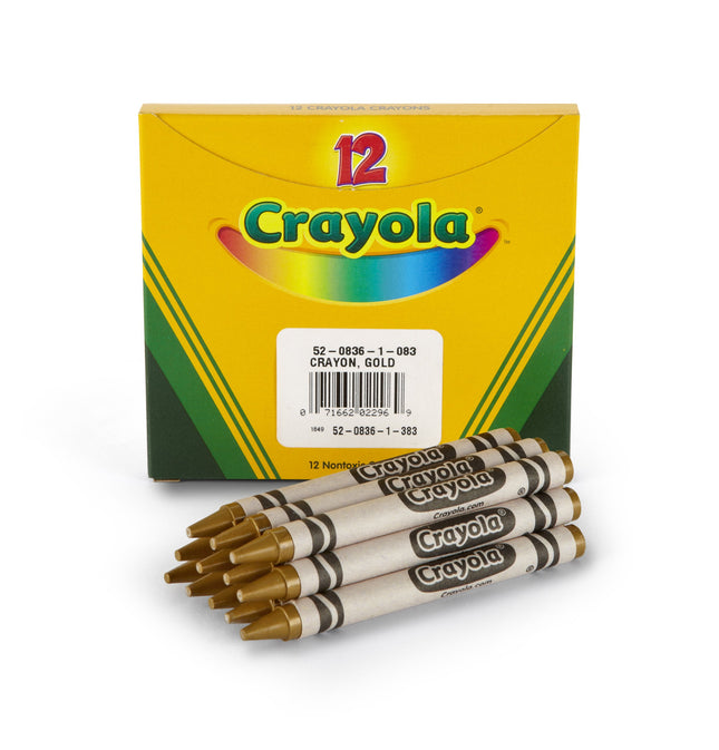 Crayola Crayons, Gold, Single Color Crayon Refill,