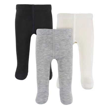 Gerber Baby Girls Footed Sweater Knit Tights, Grey