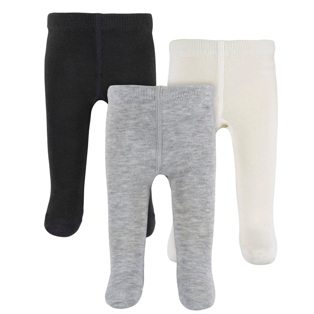 Gerber Baby Girls Footed Sweater Knit Tights, Grey