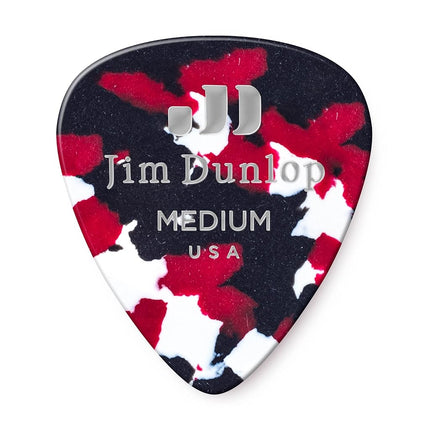 Dunlop 483R06MD Genuine Celluloid, Confetti, Medium, 72/Bag