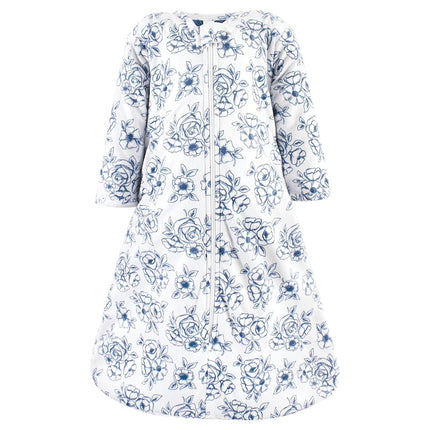Hudson Baby Gigoteuse unisexe à manches longues en fausse fourrure, couverture portable, Toile bleue, 18-24 mois