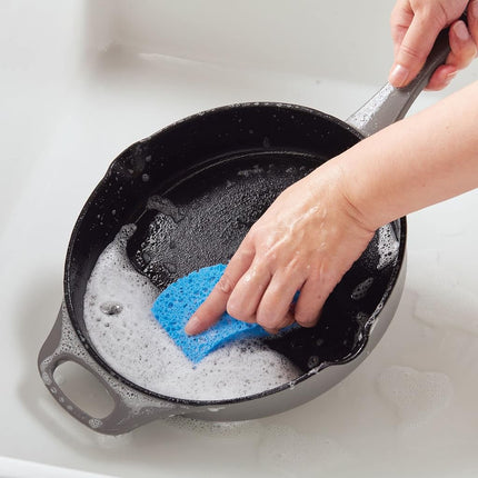 Poêle à frire/casserole en fonte Rachael Ray Nitro avec poignée d'appoint et becs verseurs, 25 cm, Gris