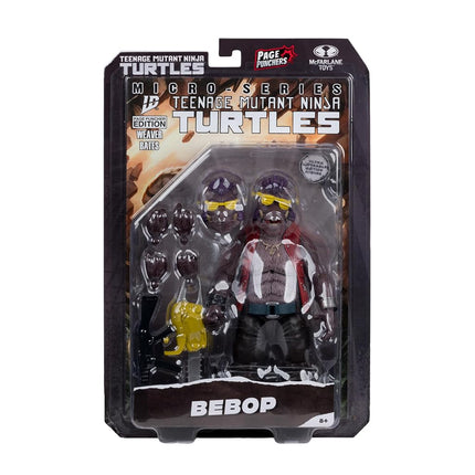 McFarlane Teenage Mutant Ninja Turtles (Page Punchers) Bebop 5in Action Figure with Comic Toys