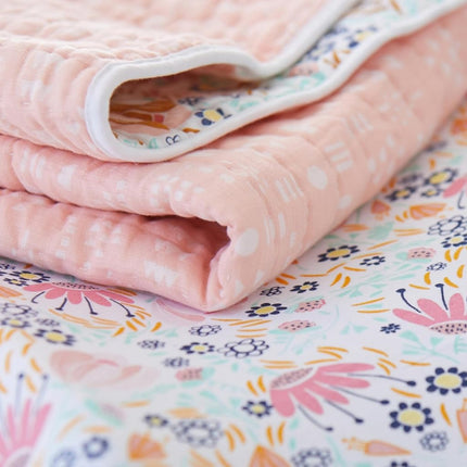 HonestBaby Fitted Crib Sheets Set Standard Mattress, 100% Organic Cotton Baby Boys, Girls, Neutral, 1 Pack - Pink Salt, One Size