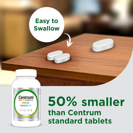 Centrum Minis Adult 50+ (320 Count) Multivitamin/multimineral Supplement Tablets, 320 Count
