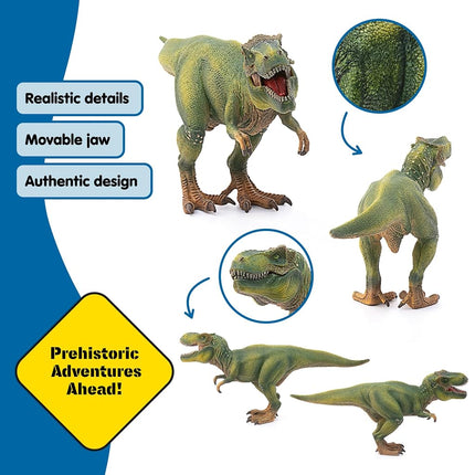 Schleich Dinosaurs - 11" Tyrannosaurus Rex Dino Figurine - Kids 4+ | 14525